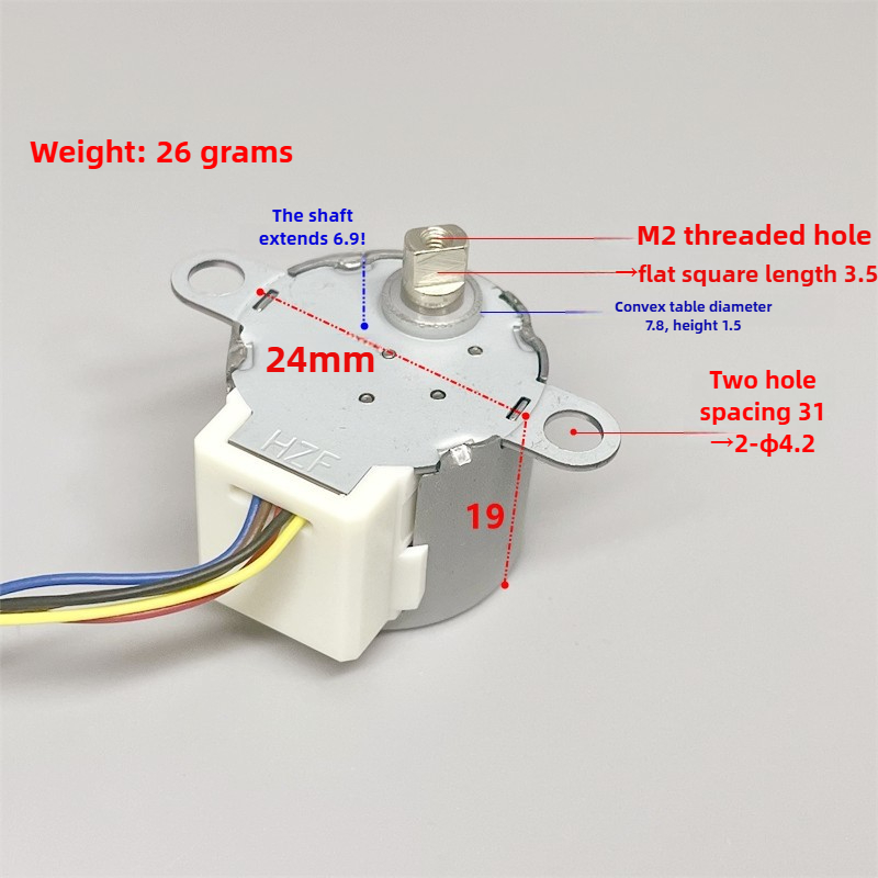 24BYJ48  DC 5V Stepper Motor D - Geared Motor ulasan dan harga