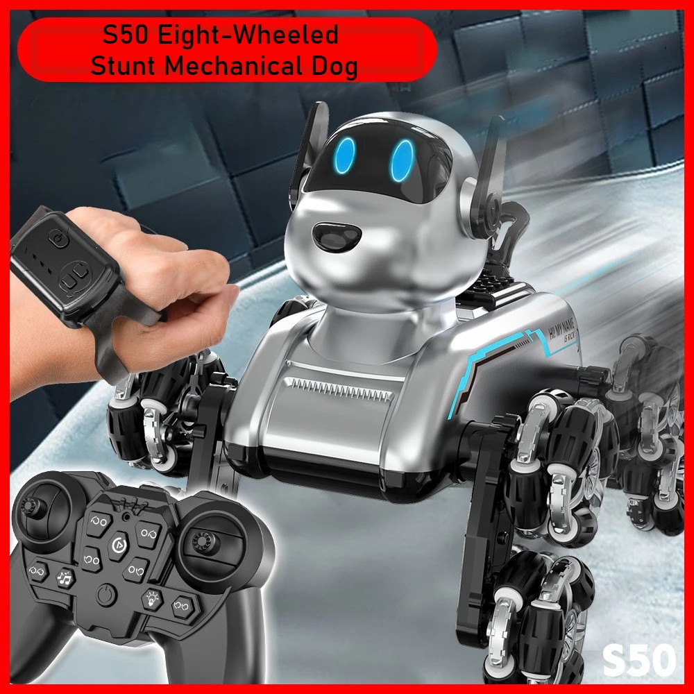 S50 Intelligent Robot Dog Gest - Robot Wheel ulasan dan harga