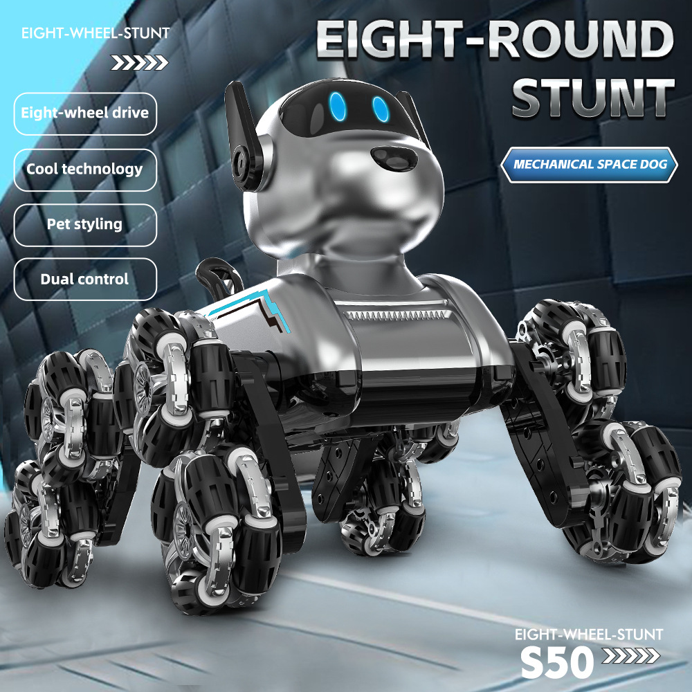 S50 Intelligent Robot Dog Gest - Robot Wheel ulasan dan harga