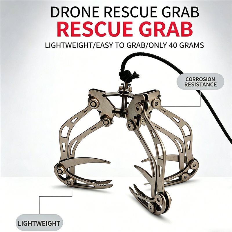 B63B-Drone Accessories Light W - Robot Gripper Claw ulasan dan harga