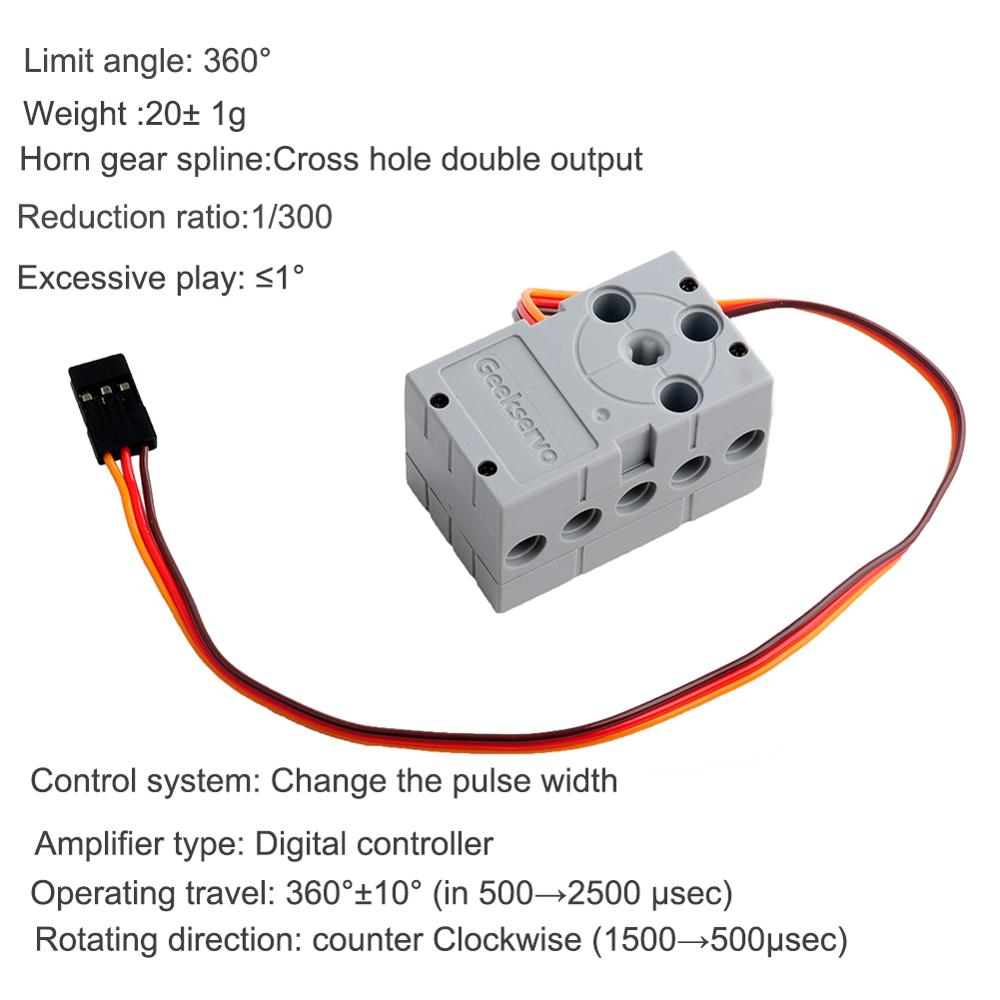 1/2/4PCS 2KG Geek Servo 360 De - Microbit ulasan dan harga