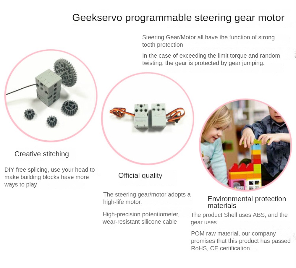 1/2/4PCS 2KG Geek Servo 360 De - Microbit ulasan dan harga