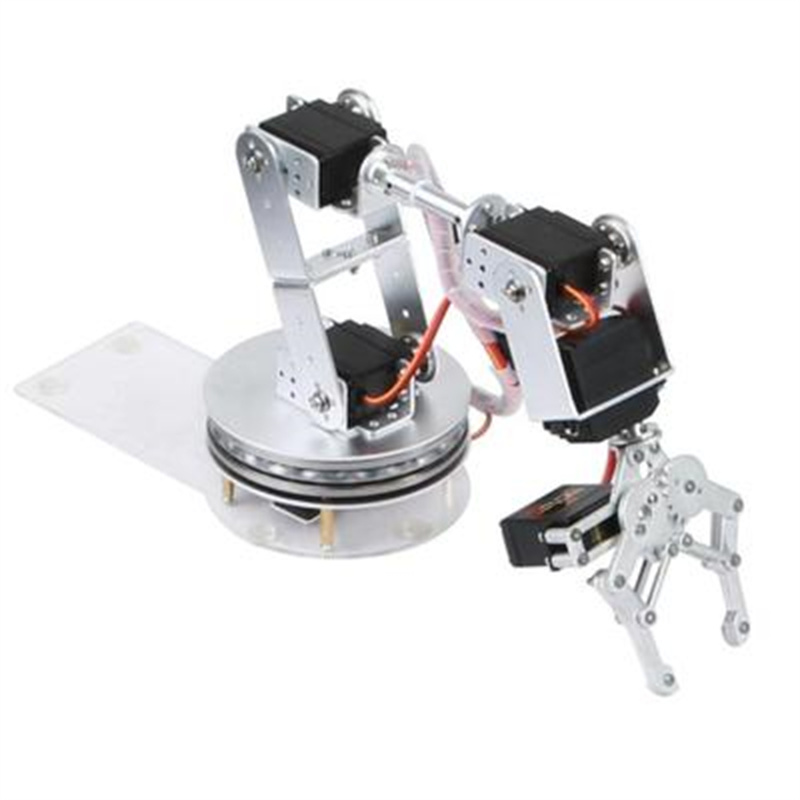 Silver 6 DOF Robotic Arm with  - Robot Arm Kit ulasan dan harga