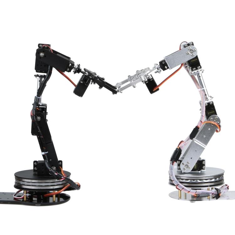 Silver 6 DOF Robotic Arm with  - Robot Arm Kit ulasan dan harga