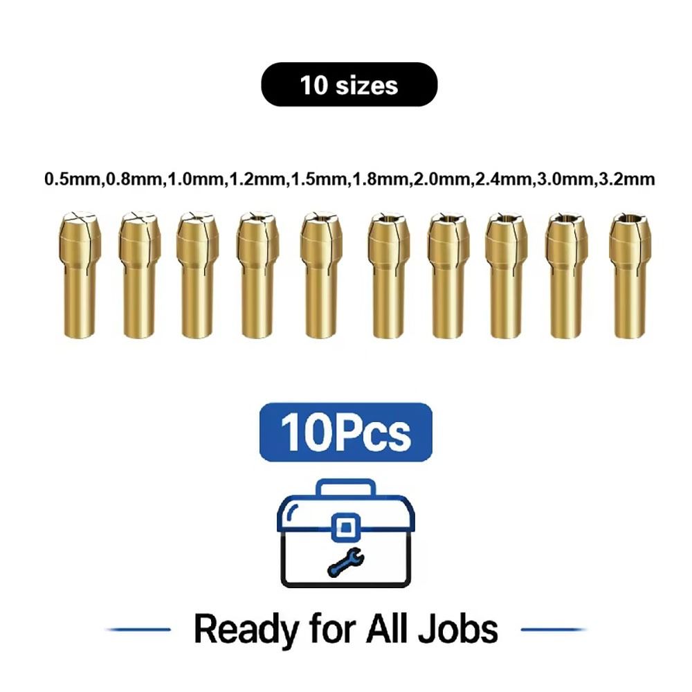 10Pcs 0.5-3.2mm Mini Drill Chu - Microbit ulasan dan harga
