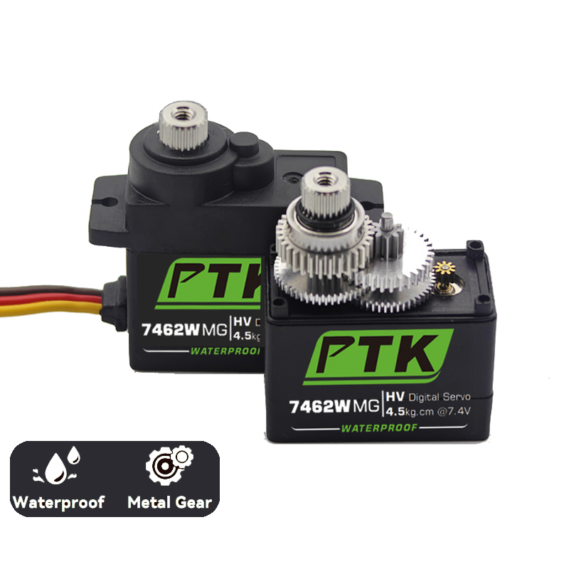 PTK 7462W MG Metal gear 9g mic - Sg90 Servo ulasan dan harga
