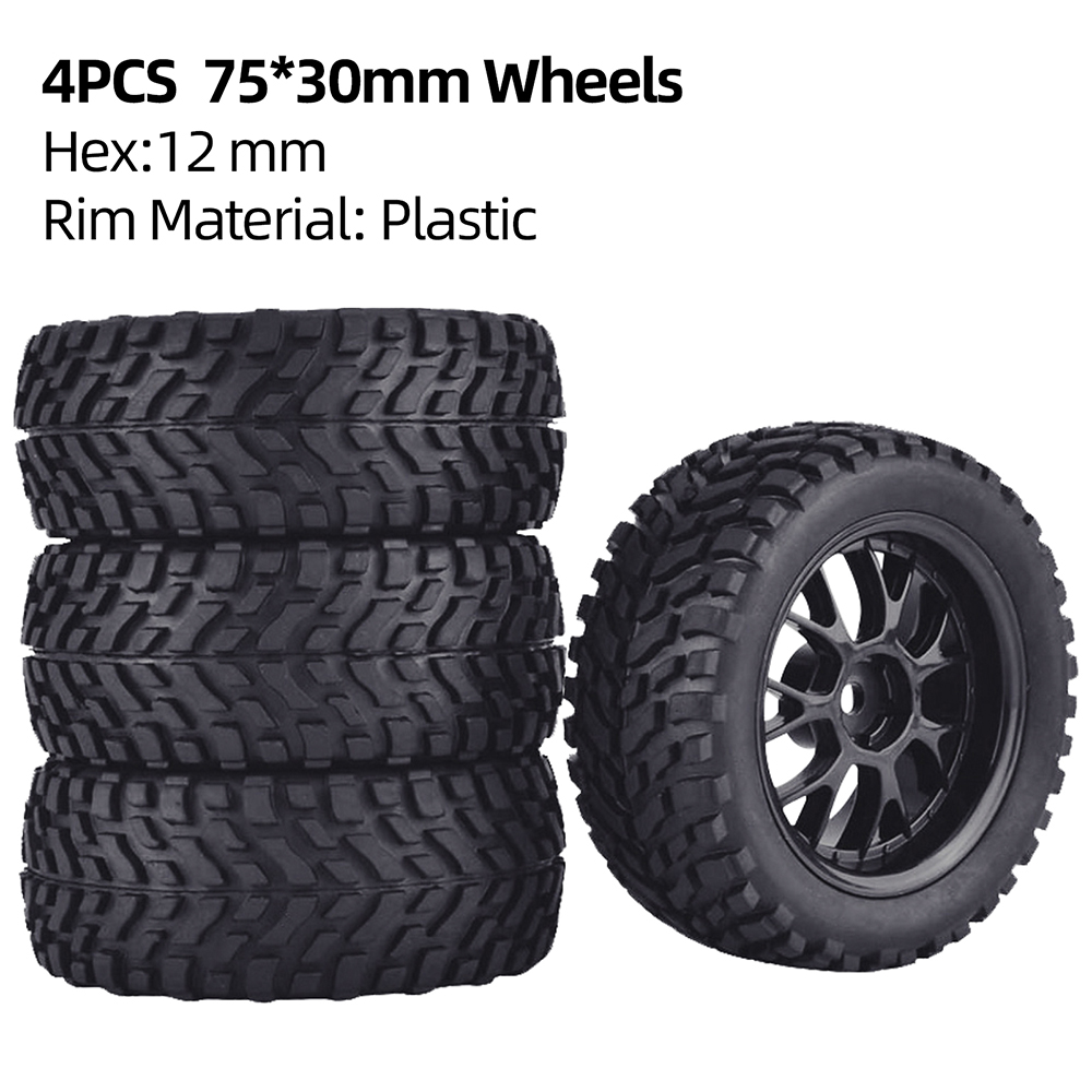 9imod 4Pcs 75mm Rubber RC Whee - Omni Wheel ulasan dan harga