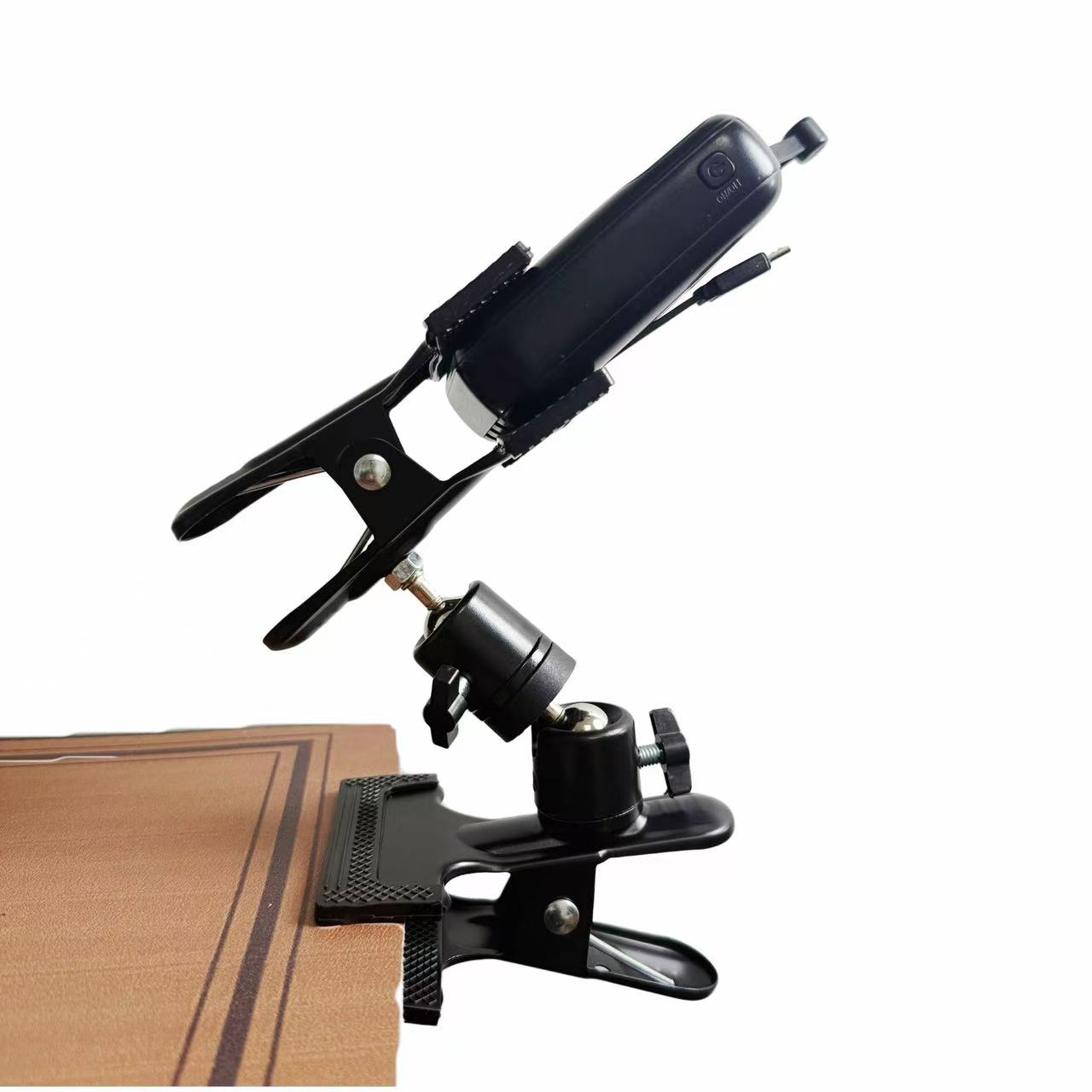 Universal Double Headed Clamp  - Pan Tilt Bracket ulasan dan harga