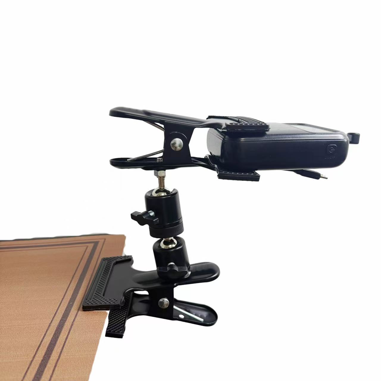 Universal Double Headed Clamp  - Pan Tilt Bracket ulasan dan harga