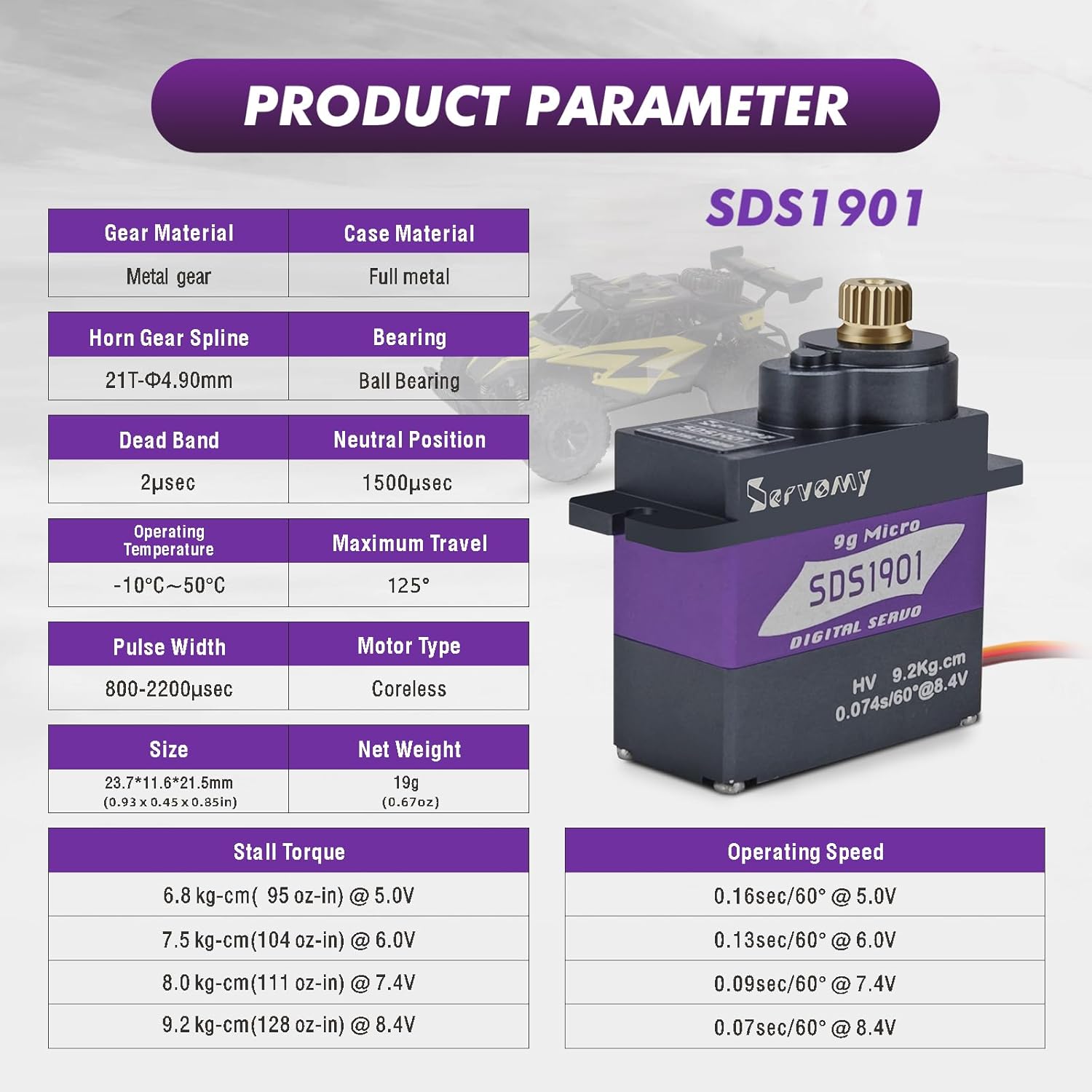 SERVOMY-SDS1901 Digital 9G Mic - Sg90 Servo ulasan dan harga