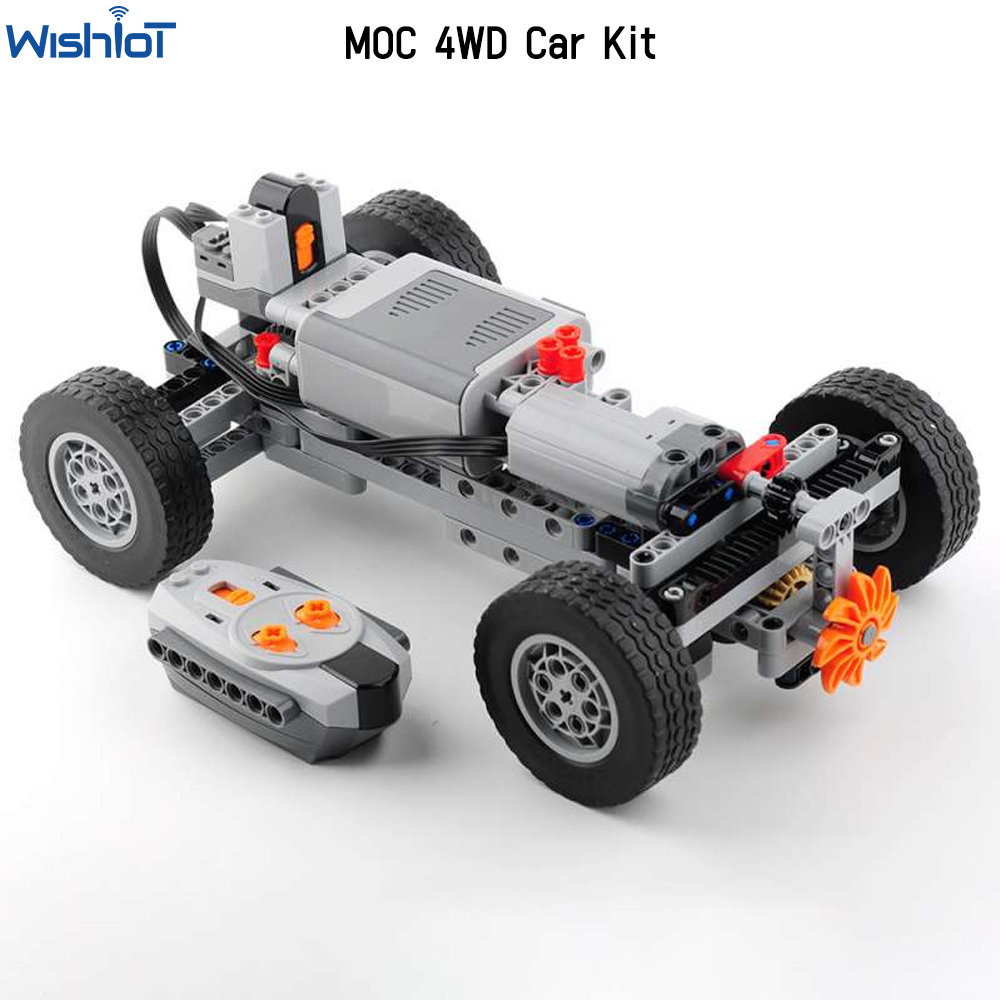 MOC 4WD Remote Control Car Cha - Robot Car Kit ulasan dan harga