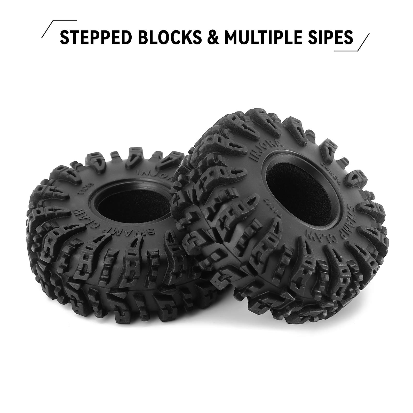 INJORA Swamp Claw 64*24mm S5 M - Omni Wheel ulasan dan harga