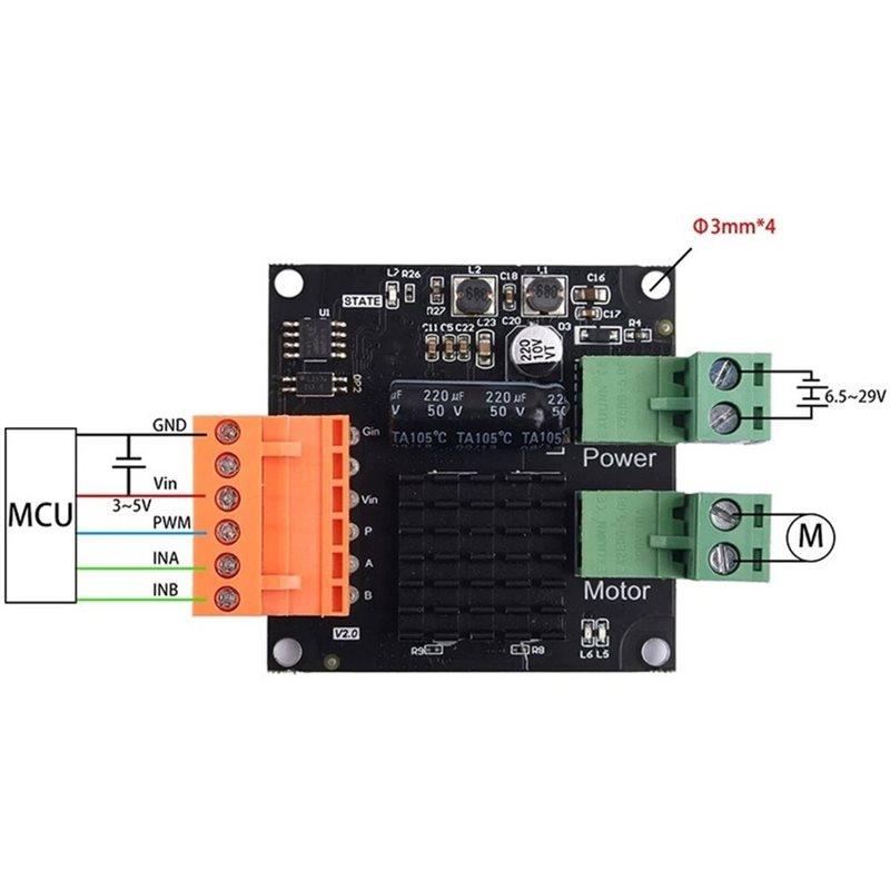 AT02-12V 24V 16A High-Power DC - Motor Driver Module ulasan dan harga