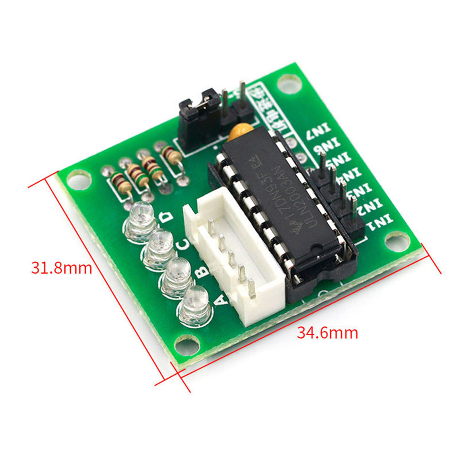 5V Stepper Motor 28mm with ULN - Uln2003 Driver ulasan dan harga