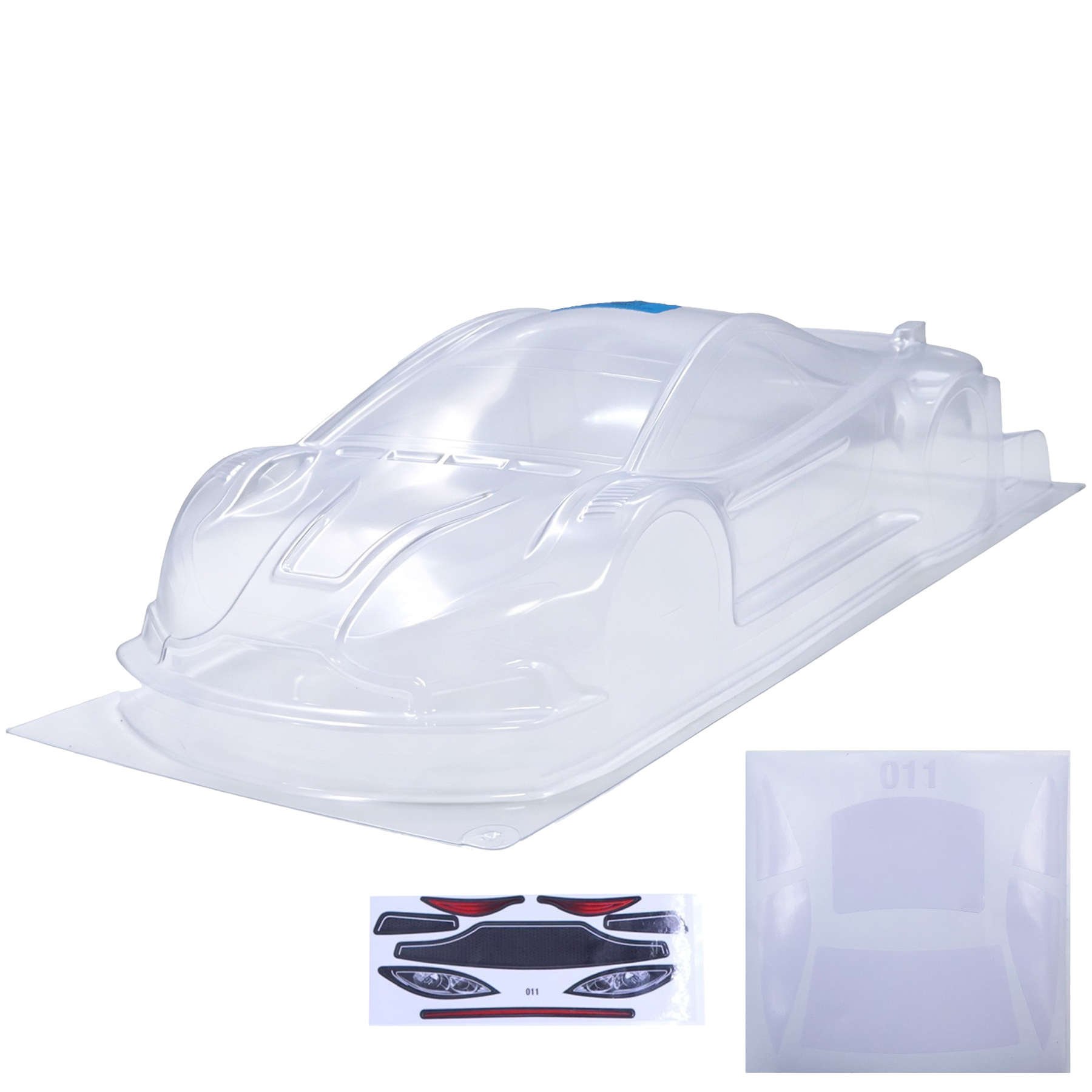 1/10 RC Unpainted On Road Clea - Robot Chassis ulasan dan harga