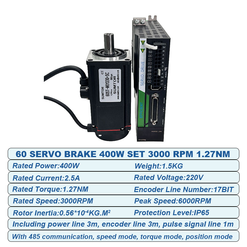 Servo Motors Kit 220v 400w Bra - Servo Kit ulasan dan harga