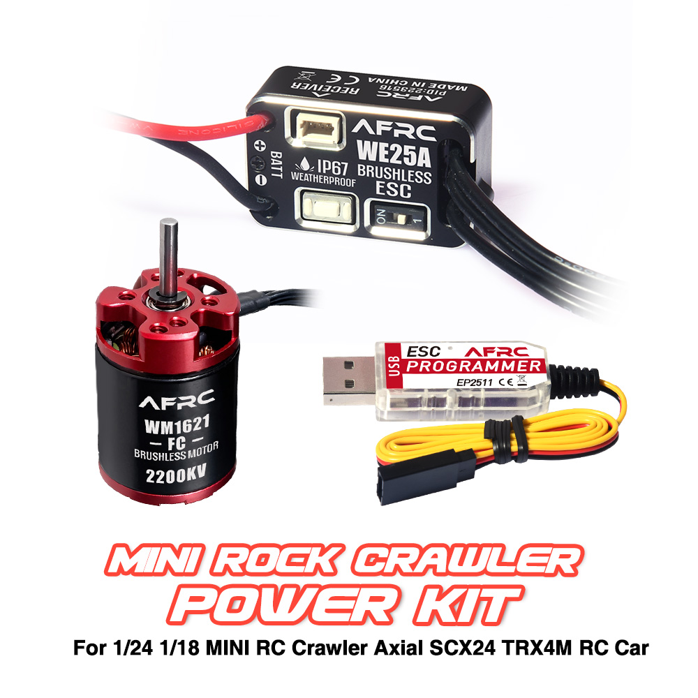 AFRC ESC 25A Brushless Power K - Robot Car Kit ulasan dan harga