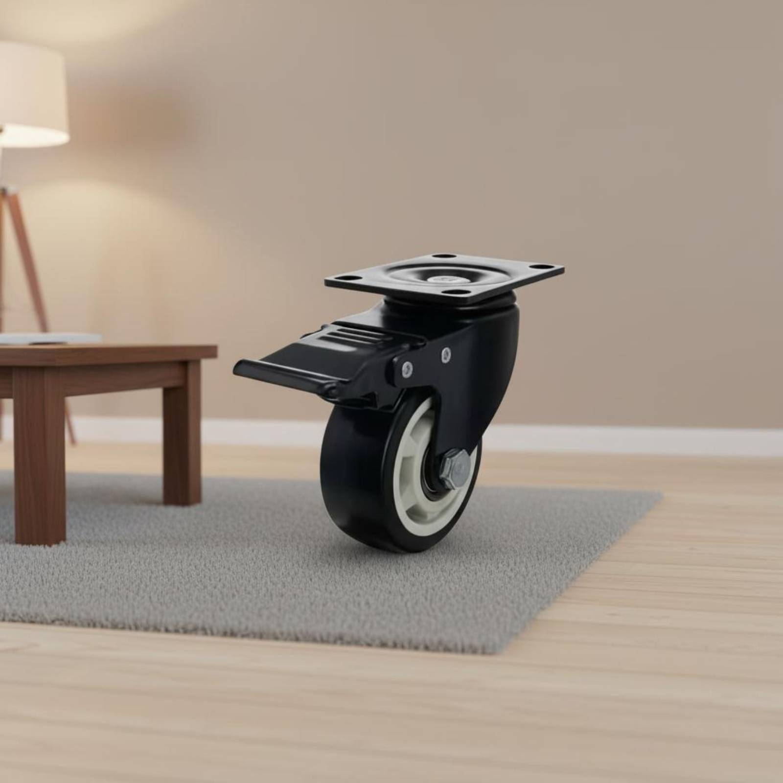 Nylon Plate Caster Effortless  - Caster Wheel ulasan dan harga