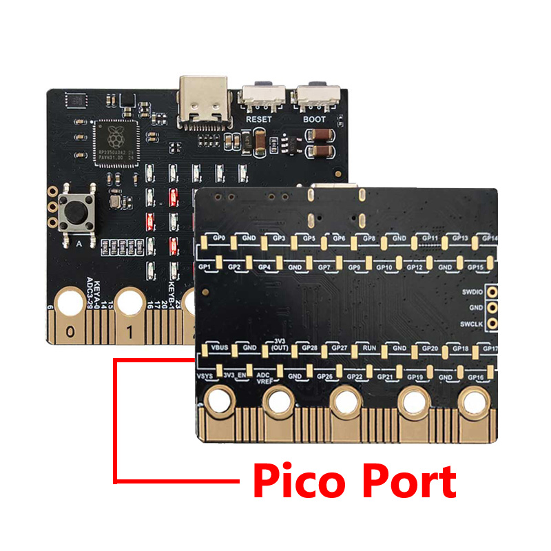 Raspberry Pi Pico 2 RP2350 bit - Microbit ulasan dan harga