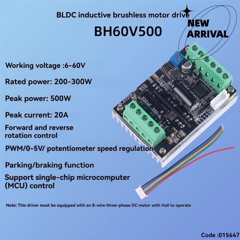 PWM Three-Phase 500W High Powe - Motor Driver Module ulasan dan harga