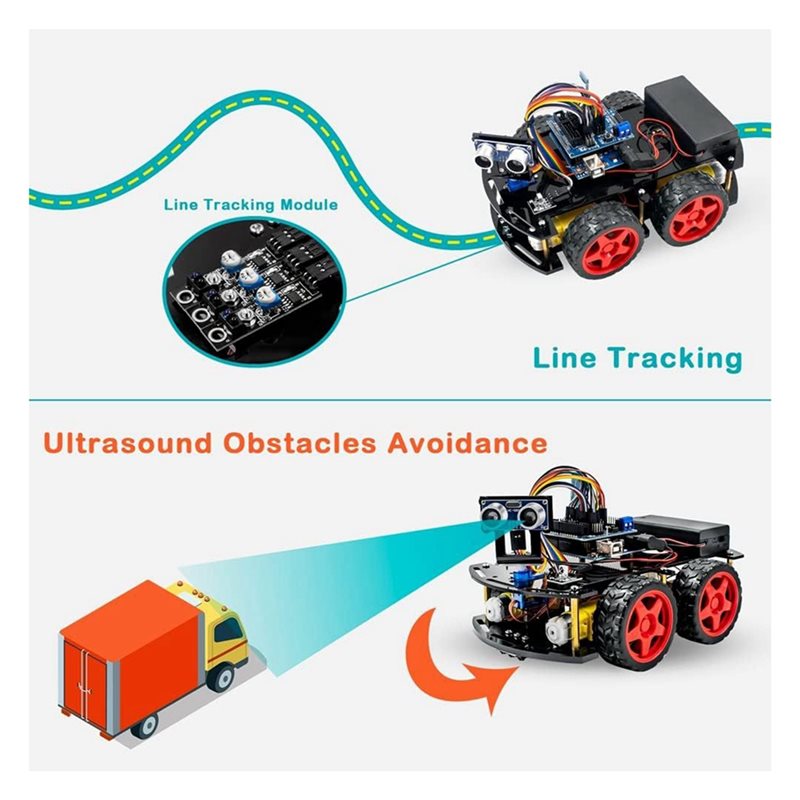 WOWFU-4WD Smart Robot Car Kit  - Arduino Robot ulasan dan harga