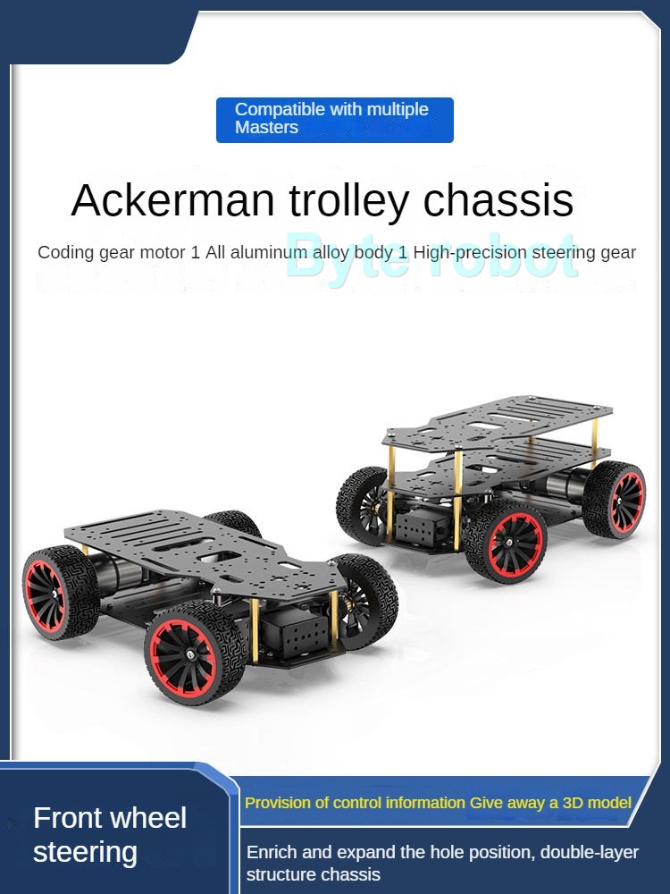 5KG Load 4WD Robot Car Metal A - Arduino Robot ulasan dan harga