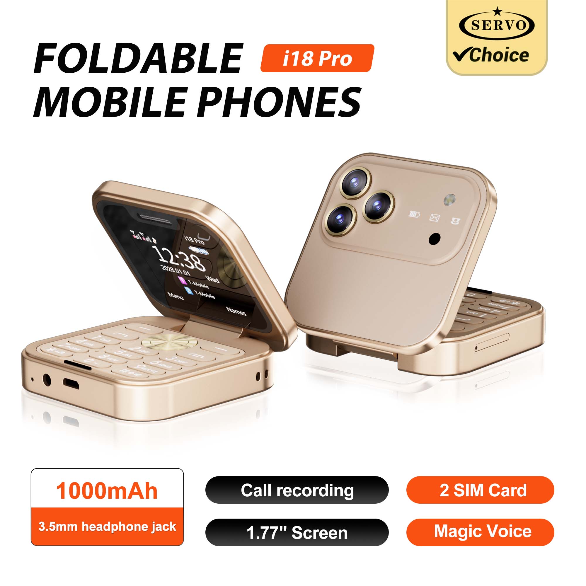 SERVO I18PRO Mini Flip Feature - Servo Pan Tilt ulasan dan harga