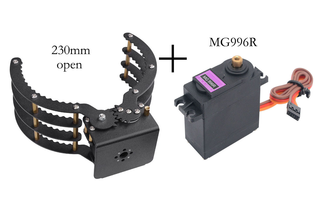 230mm Opening Mechanical Claw  - Robot Gripper Claw ulasan dan harga