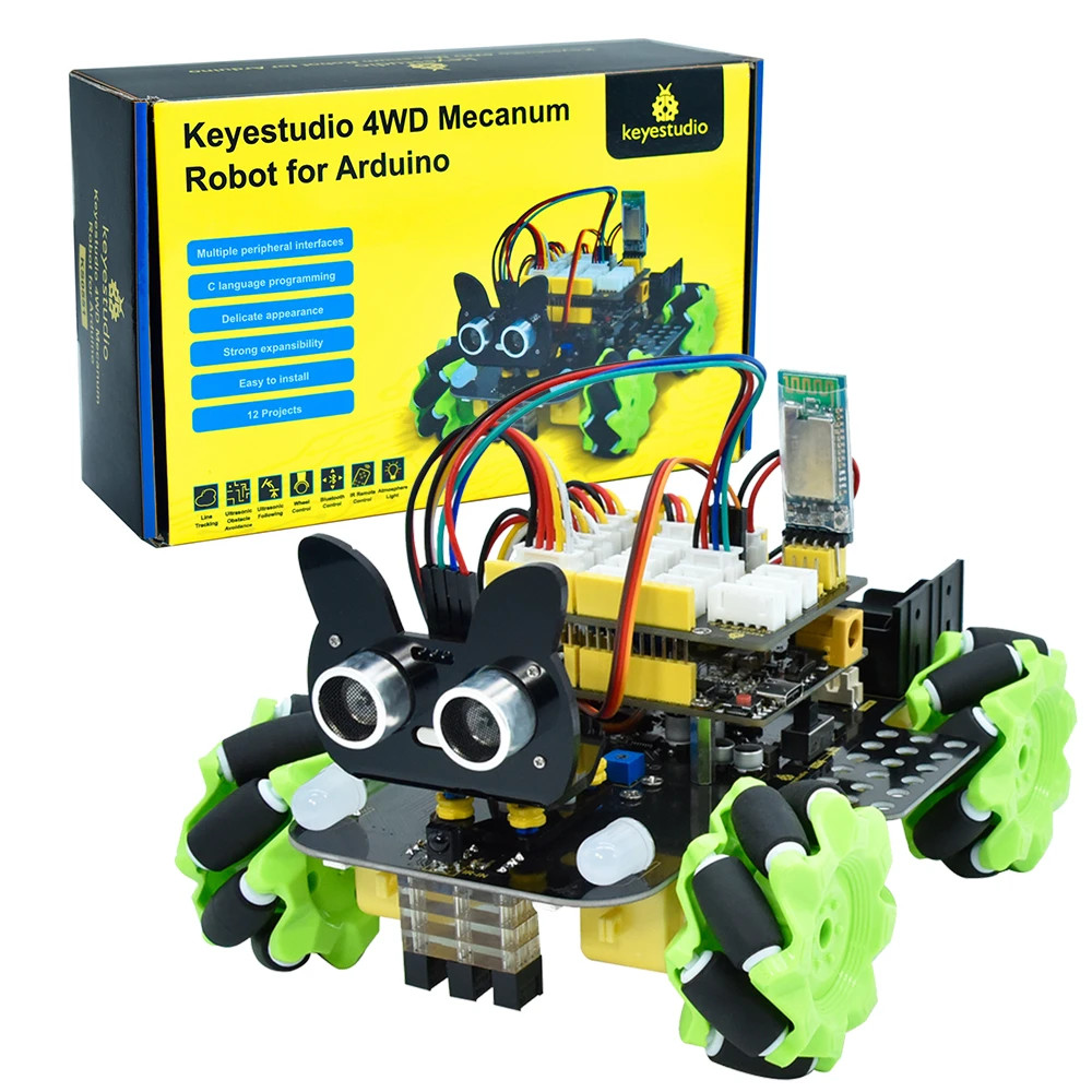 Keyestudio Mecanum 4WD  Robot  - Microbit Robot ulasan dan harga
