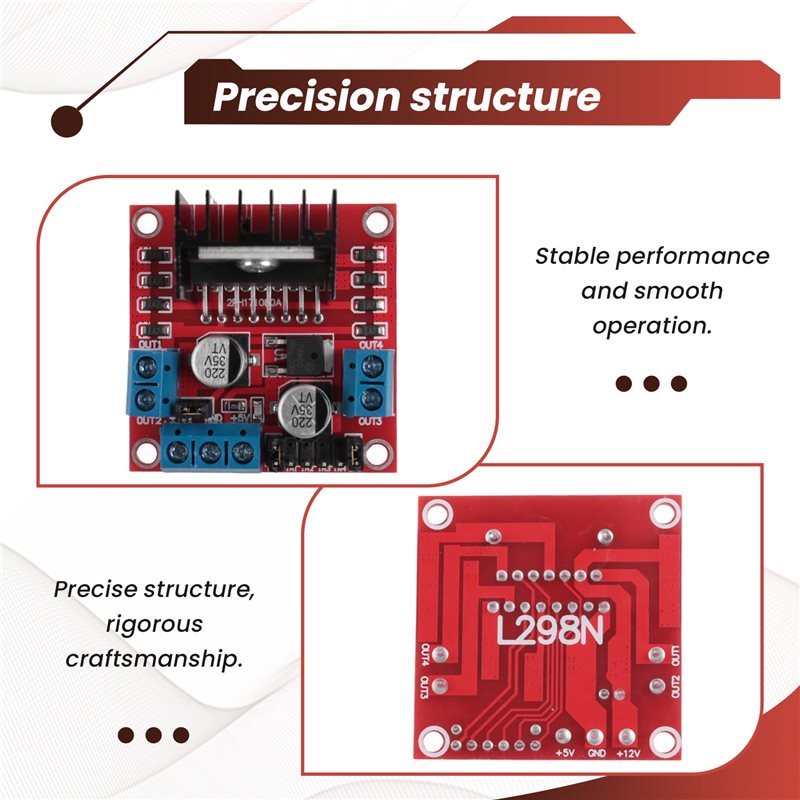 AED7-L298N Module Dual H-Bridg - L298N Module ulasan dan harga