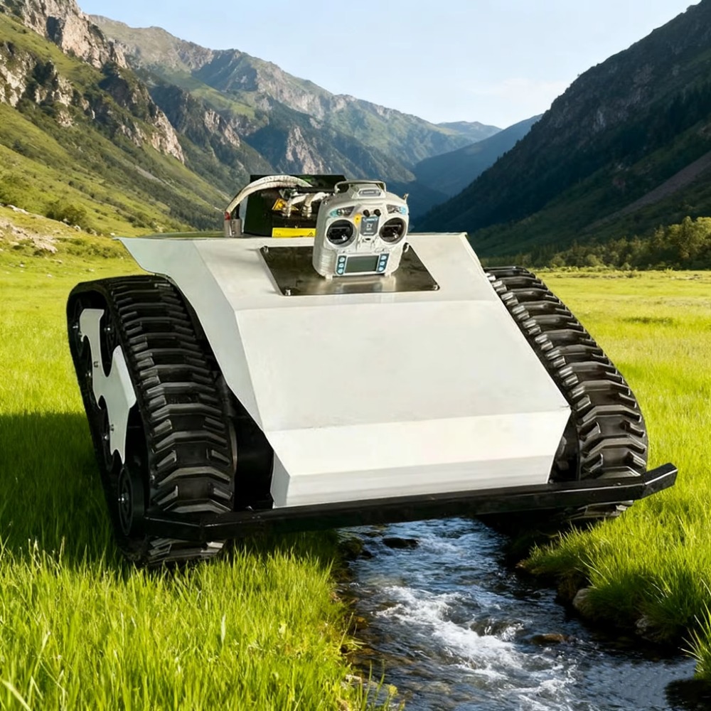 CE EPA Approved All Terrain El - Robot Track ulasan dan harga