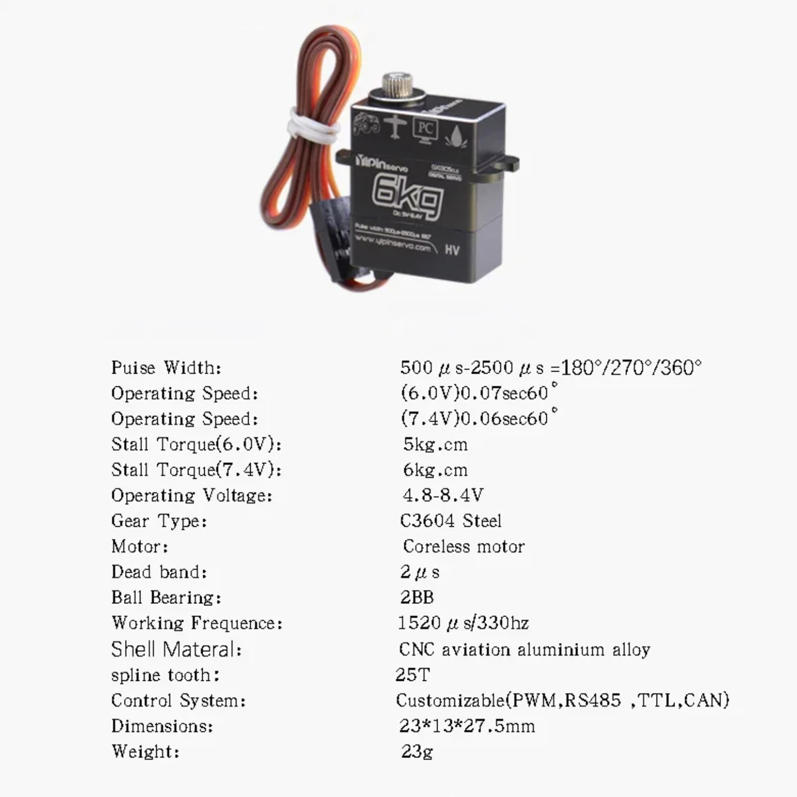 GX Coreless Digital Micro Serv - Micro Servo ulasan dan harga