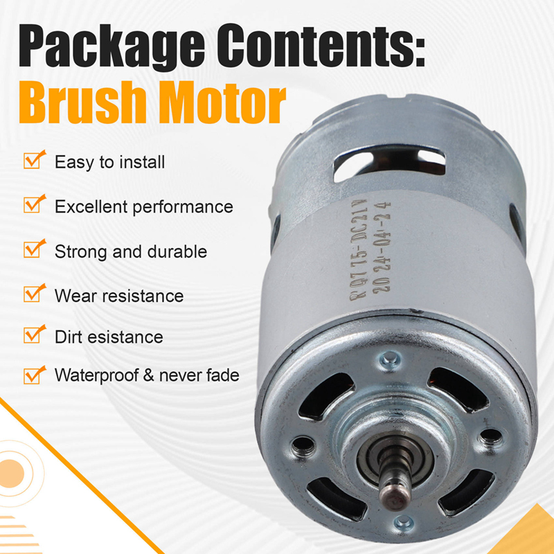 775 DC 21V Small Brush Motor H - Dc Motor ulasan dan harga