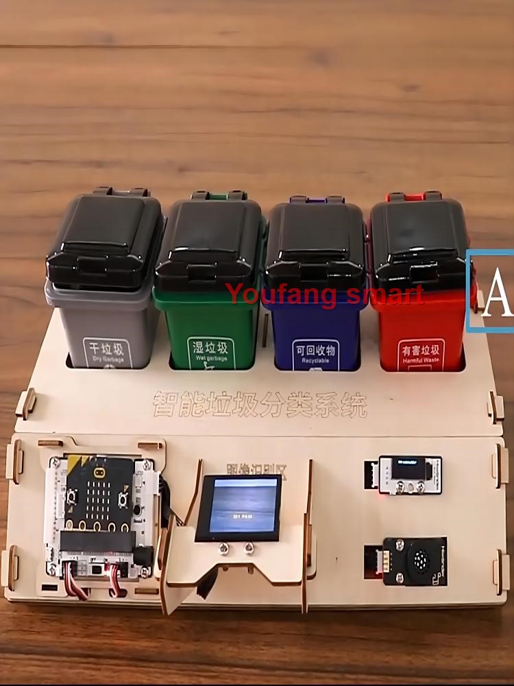 Waste Sorting Robot Kit AI Vis - Microbit Robot ulasan dan harga