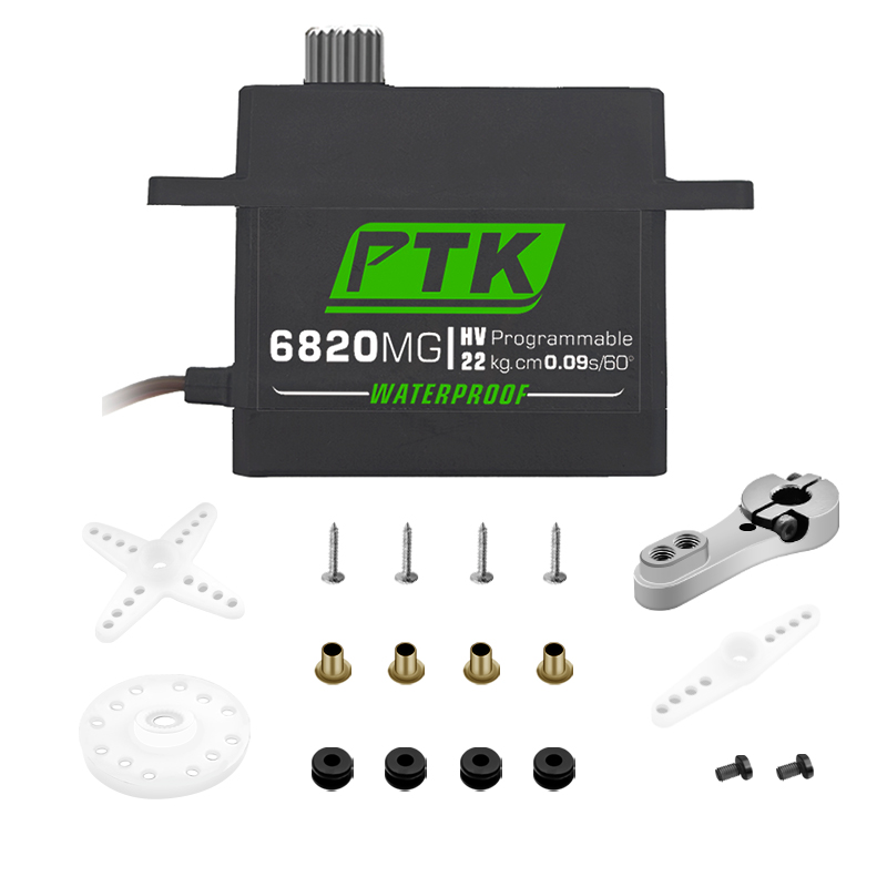 PTK servo Metal gear 20Kg 30Kg - Sg90 Servo ulasan dan harga